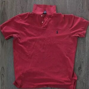 Polo Ralph Lauren Red Short Sleeve Men’s Polo Shirt - Size L